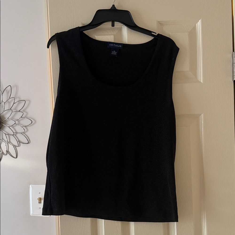 Ann Taylor Classic Black Tank Top